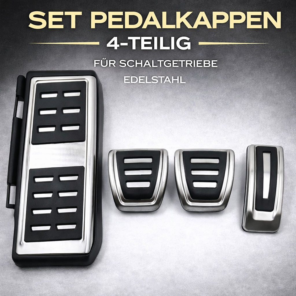 golf 7 edelstahl pedale Sport Edelstahl Pedale Pedalkappen für Volkswagen VW Golf 7 VII mit Sc – RADBOXX