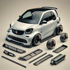 Zubehör für Smart 451/453 Fahrzeuge - Accesories for Smart 451 / 453 vehicles.