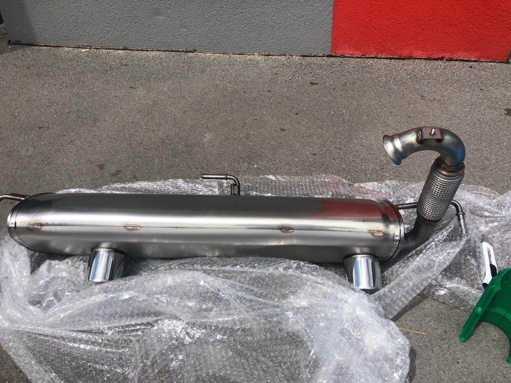 Stainless Steel Exhaust Muffler For Smart ForFour (453) / ForTwo (453) – 1.0/0.9L, Rear