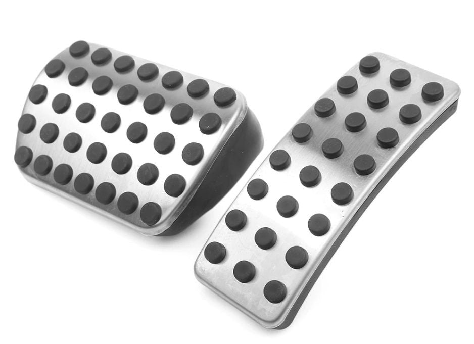 Sport Edelstahl Pedale Pedalauflagen Pedalkappen für Mercedes ML W164 W166 GLE W166 C292 Coupe GL GLS X166 AMG Fahrzeuge mit Automatik