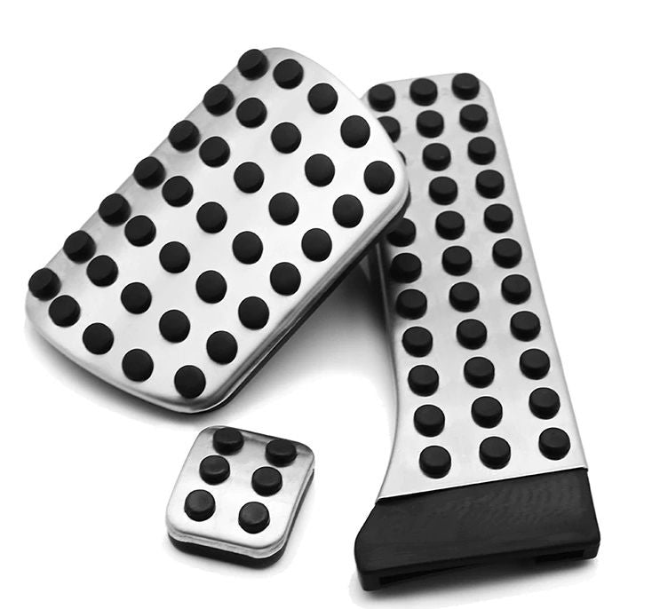 Sport Edelstahl Pedale für Mercedes Fahrzeuge mit Automatikgetriebe C-Klasse W204 S204 E-Klasse W212 C207 AMG 3-teilig