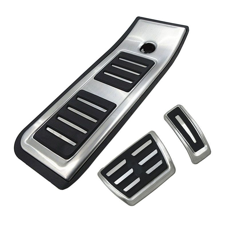 ✅ Sport stainless steel pedals pedal caps for AUDI A6 C8 / A7 C8 automatic 3-piece S-Line RS