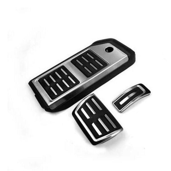 ✅Sport stainless steel pedals pedal pads pedal caps for Audi Q7 4M automatic 3-piece S-Line RS SQ7