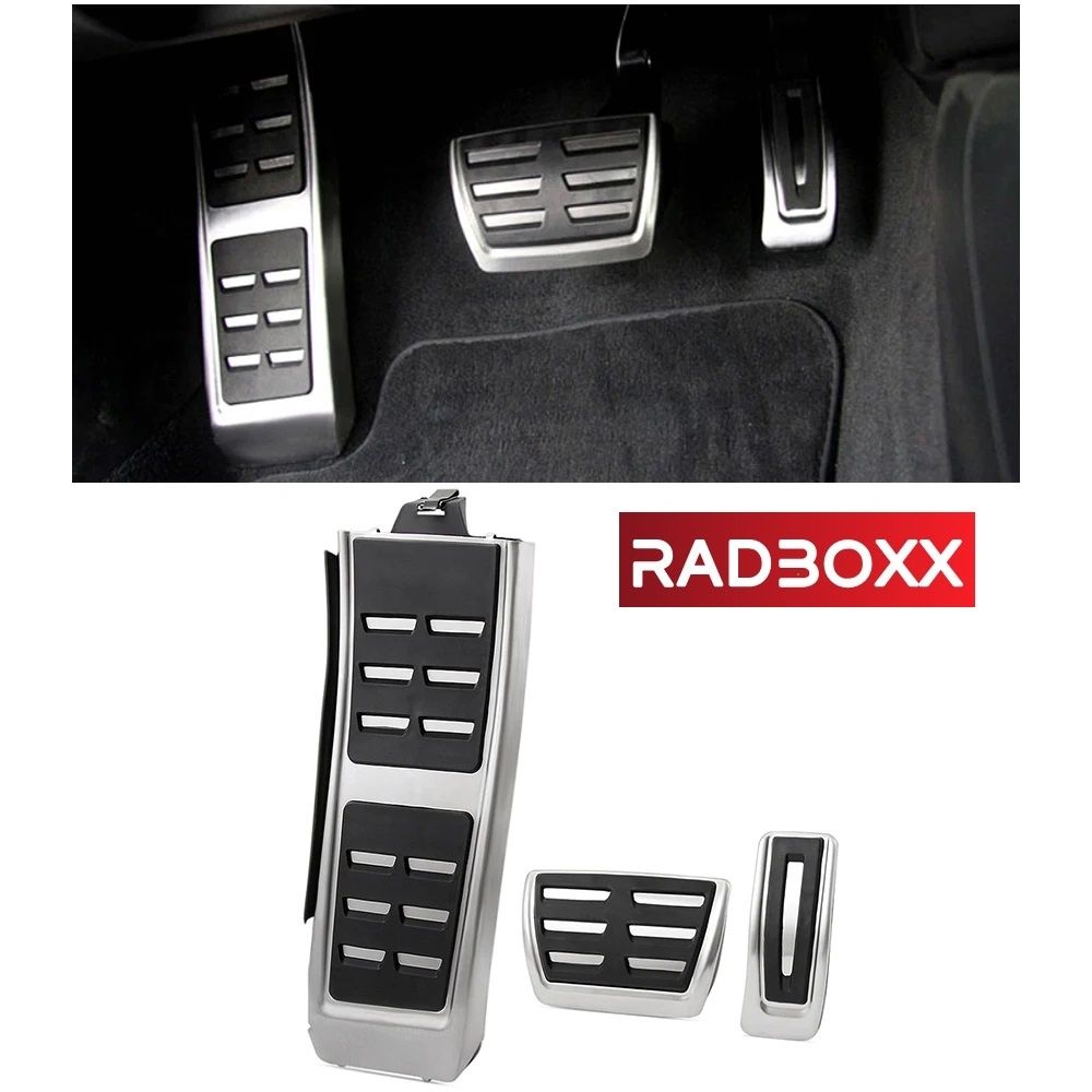 audi a4 b8 pedale Sport Edelstahl Pedale Audi A4 B8 A5 8T A6 C7 A7 C7 Q5 8R Automatik 3-teilig S-Line RS – RADBOXX
