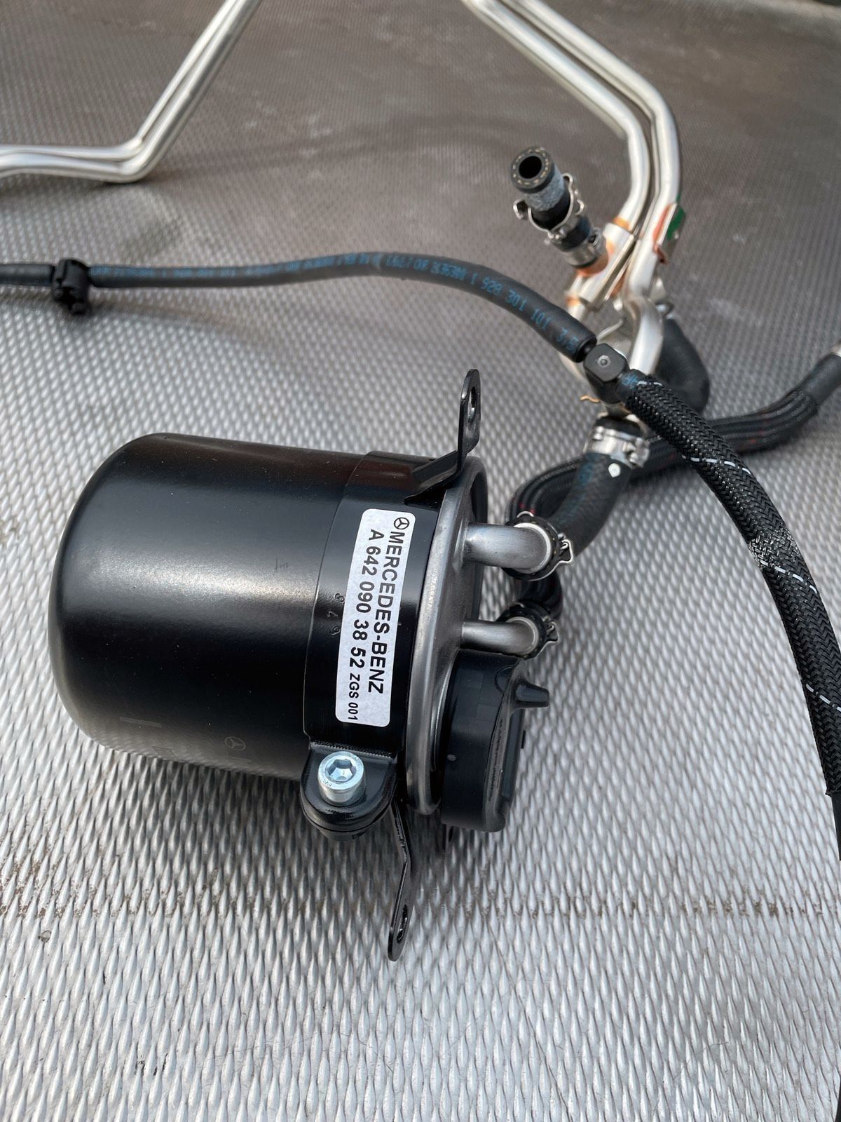 MB W639 W906 Kraftstofffilter + Leitungen + Sensor OM642 V6 CDI Komplett TOP