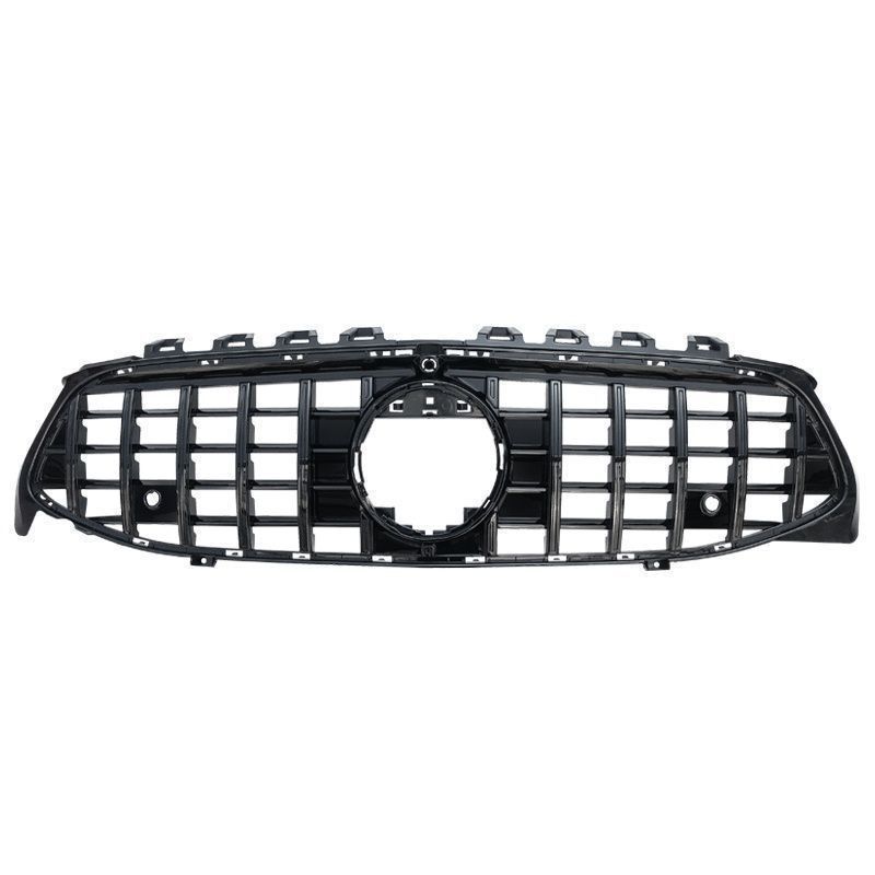 ✅KÜHLERGRILL GRILL FRONT GT PANAMERICANA BLACK FÜR CLA C118 X118 AMG SCHWARZ GLANZ AUCH FÜR FAHRZEUGE MIT KAMERA