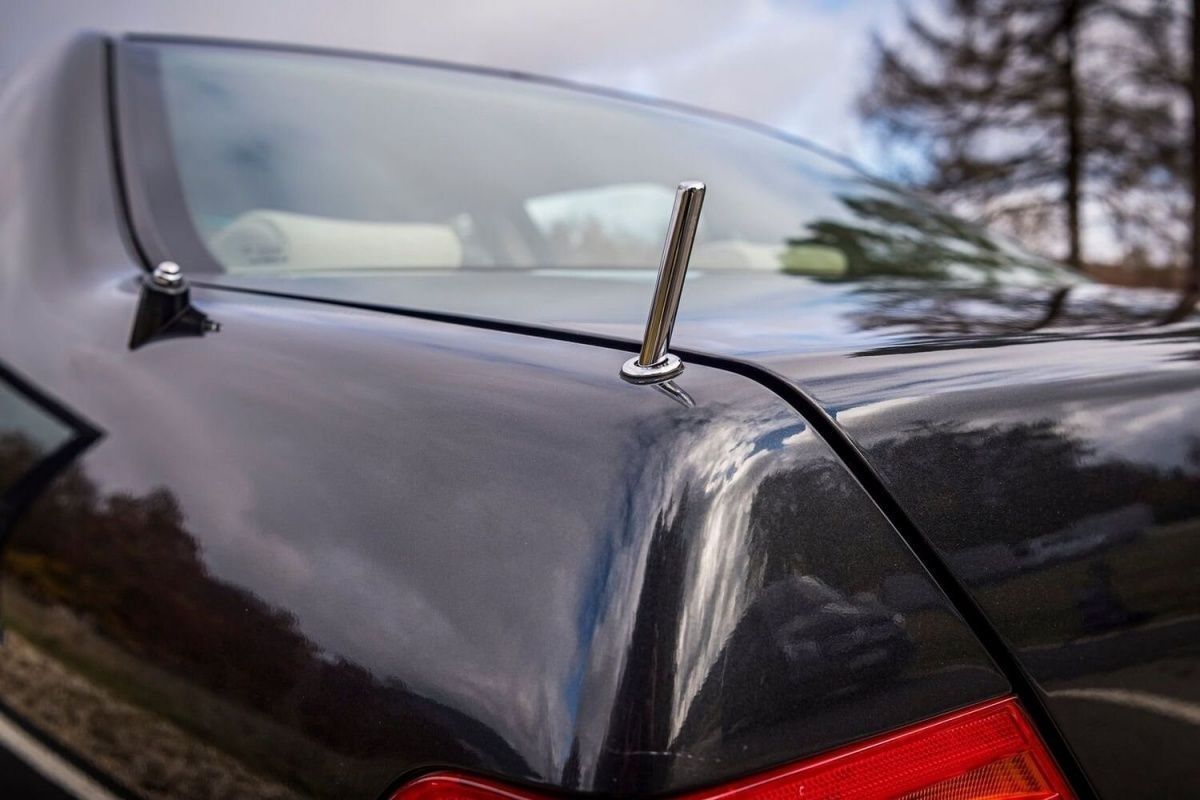 ✅Chrome look seal dipstick antenna reversing aid for Mercedes W140 C140 S CL SEC AMG