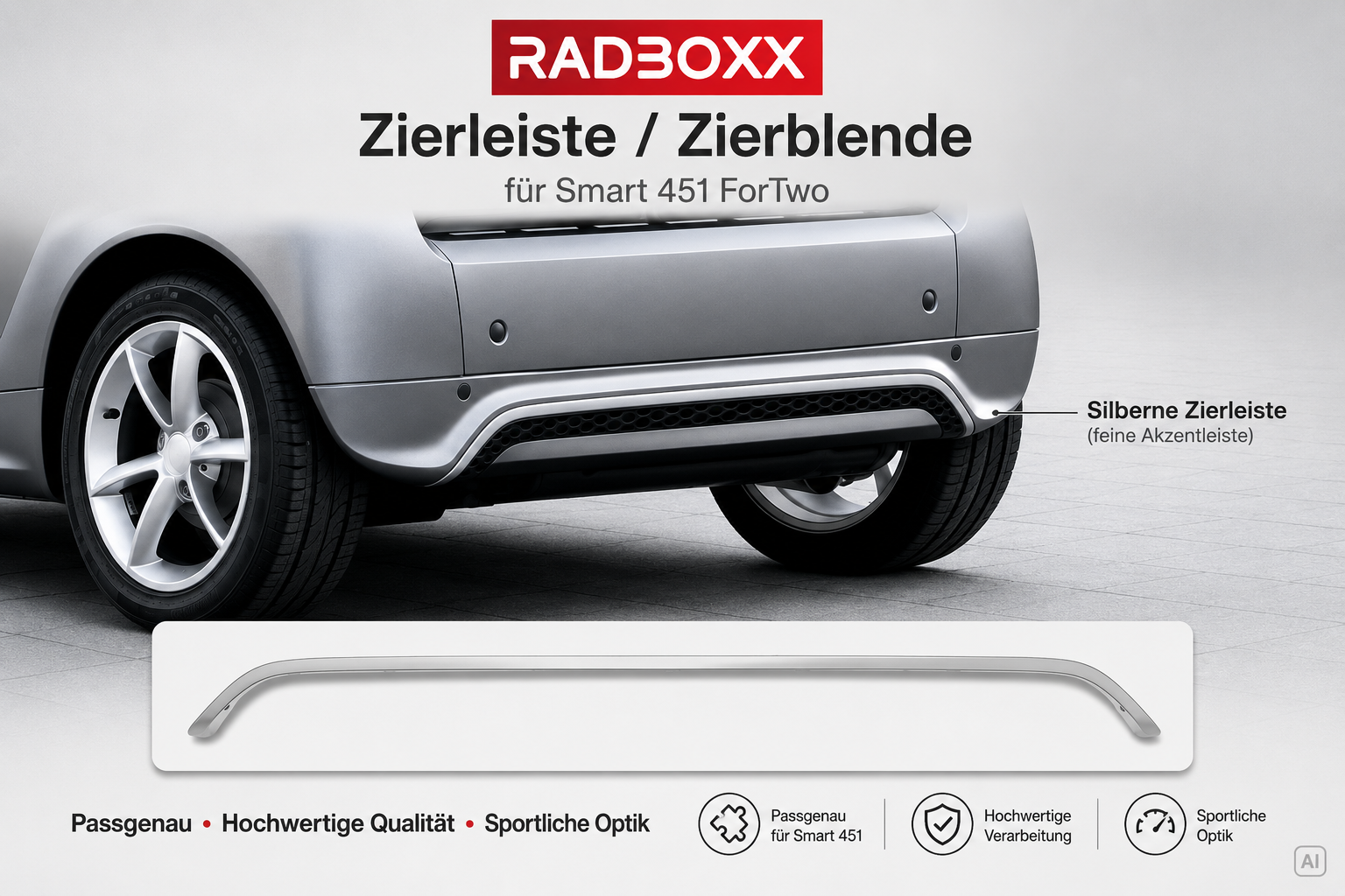 Zierleiste Smart 451 4518850074