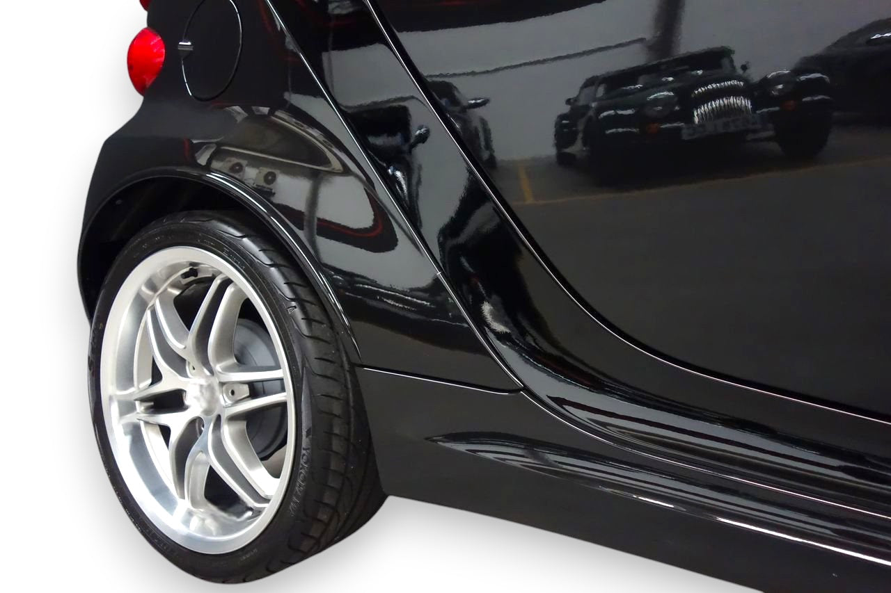 KOTFLÜGELVERBREITERUNG HECK Radlauf Verbreiterungen für Smart 451 ForTwo Brabus + TailorMade