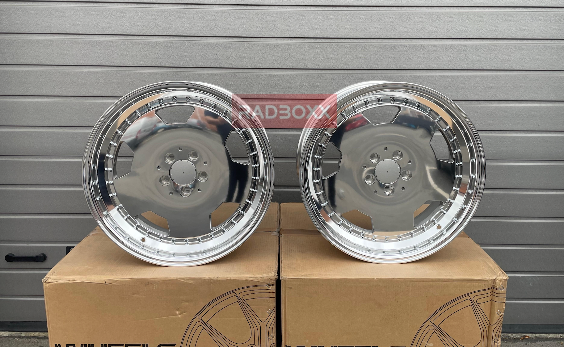 AERO 3 Style Design Felgen POLIERT Set 19 ZOLL (4x 8,5x19) für E500 W126 C126 R129 R230 W140 W210 AMG