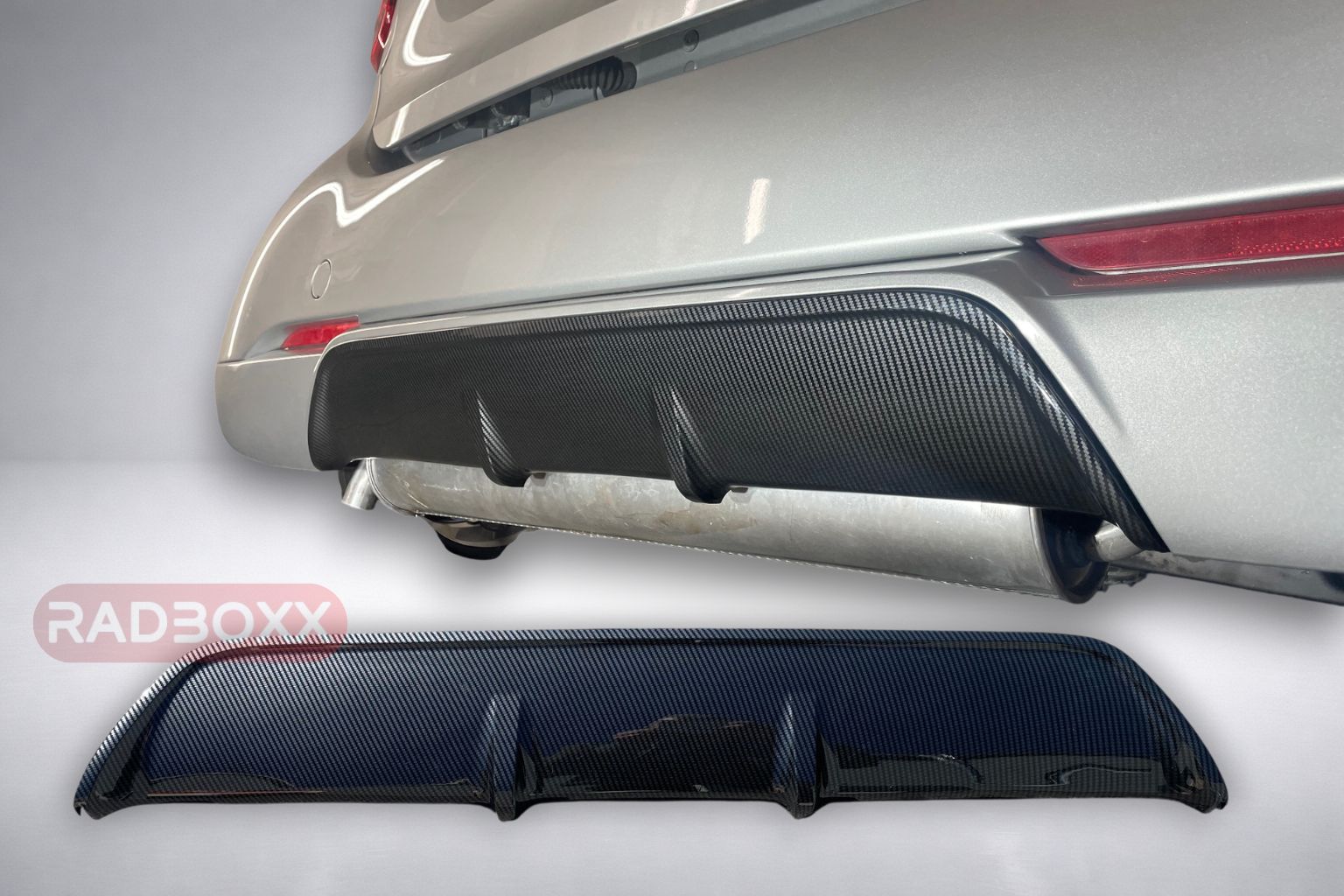 Rear diffuser/rear panel set, painted, suitable for Smart 453 ForTwo ...