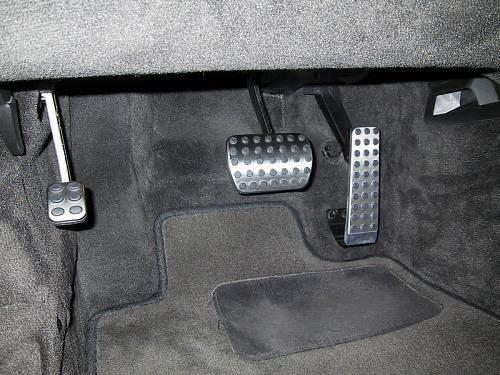 Sport Edelstahl Pedale Pedalauflagen für Mercedes Fahrzeuge mit Automatikgetriebe SL Roadster R129 AMG 3-teilig