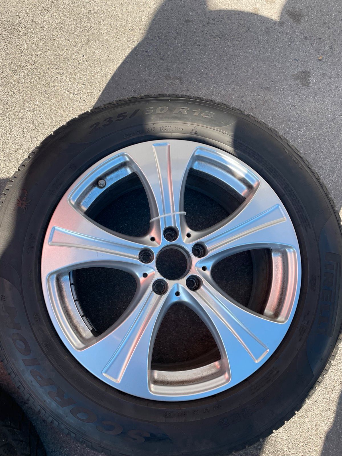 Original Mercedes GLC X253 C253 Winterradsatz Kompletträder 18 Zoll A2534010800 – Originalfoto 8