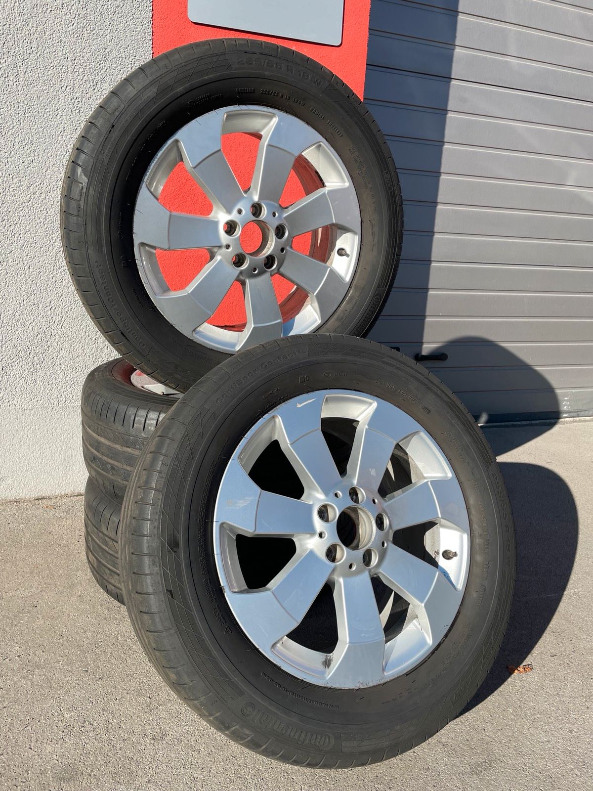 Original Mercedes AMG GLE W166 Sommerradsatz Kompletträder 18 Zoll A1664011602 – Originalfoto 1