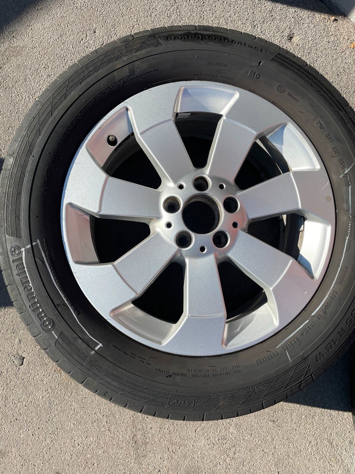 Original Mercedes AMG GLE W166 Sommerradsatz Kompletträder 18 Zoll A1664011602 – Originalfoto 8