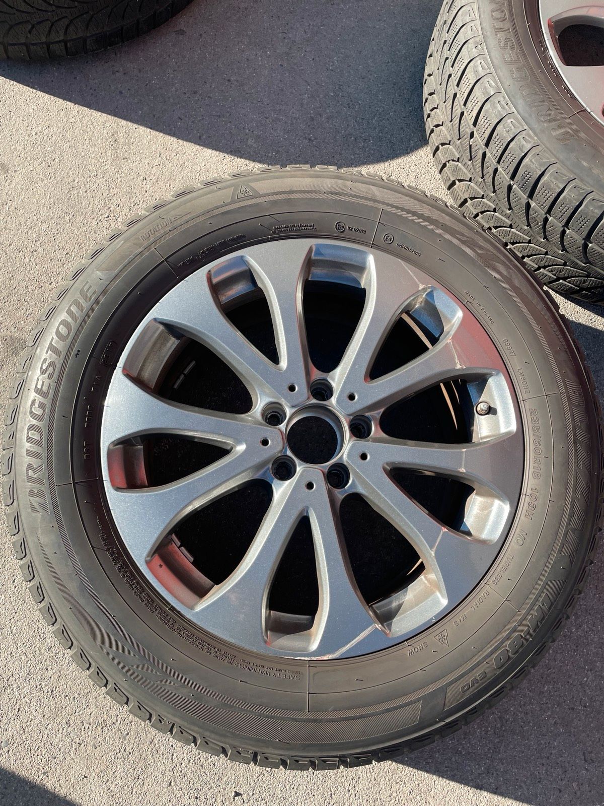 Original Mercedes GLC X253 C253 Winterradsatz Kompletträder 18 Zoll A2534011500 – Originalfoto 6