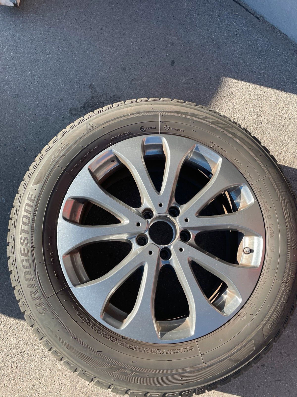 Original Mercedes GLC X253 C253 Winterradsatz Kompletträder 18 Zoll A2534011500 – Originalfoto 8
