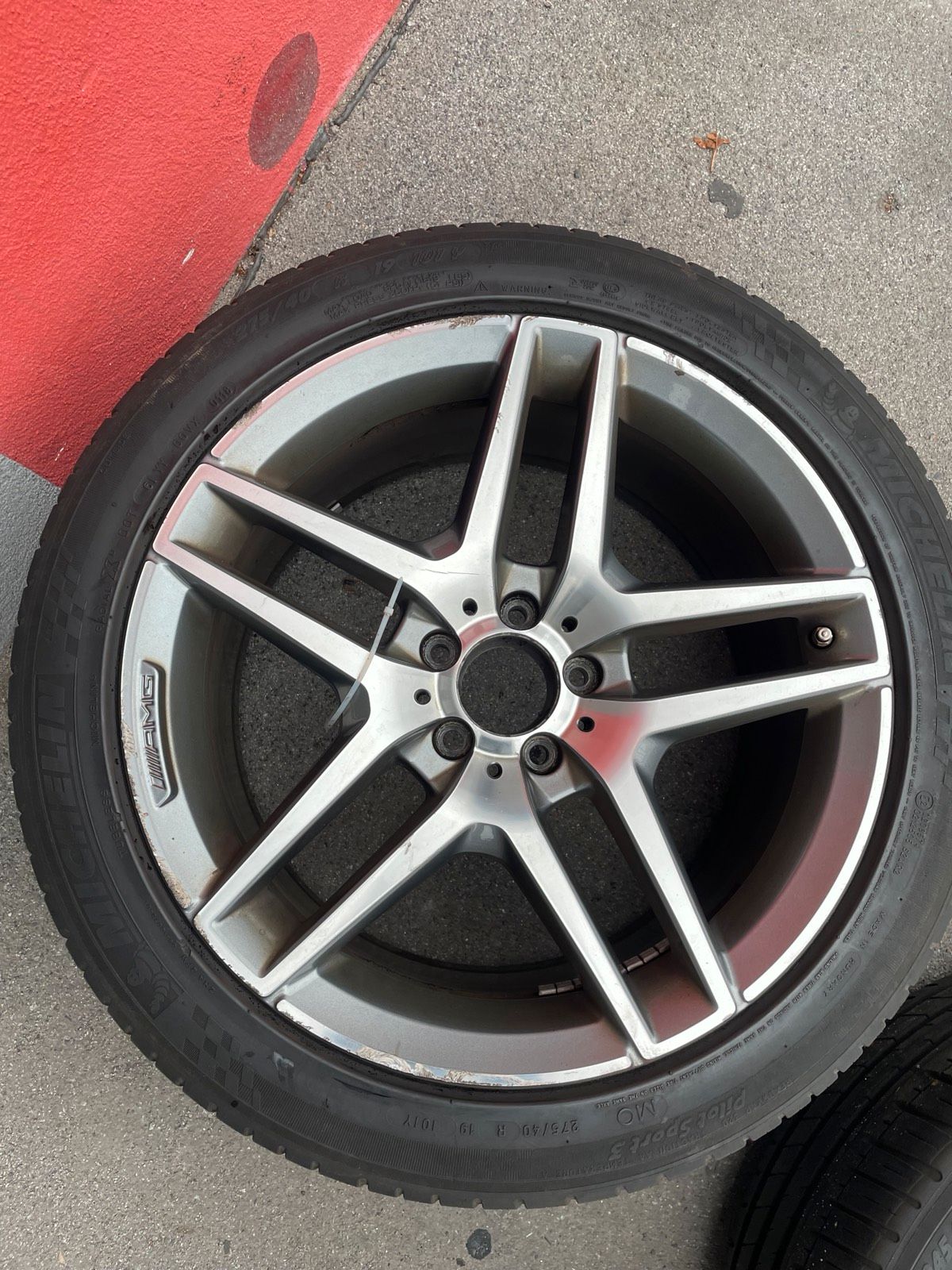 Original Mercedes AMG S-Klasse W222 C217 Winterradsatz Kompletträder 19 Zoll A2224010000/0100 – Originalfoto 5