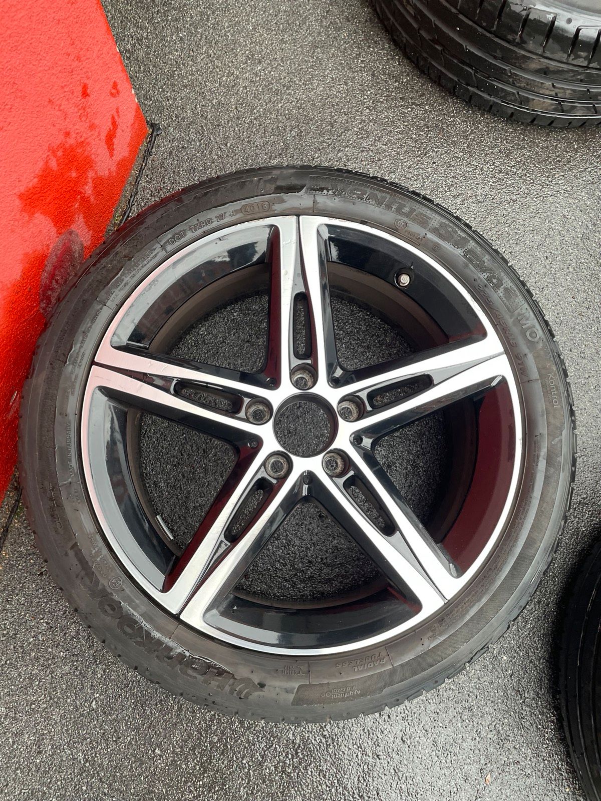 Original Mercedes A-Klasse B-Klasse CLA W177 C118 W247 X118 Sommerradsatz Kompletträder 18 Zoll A1774010700 – Originalfoto 5