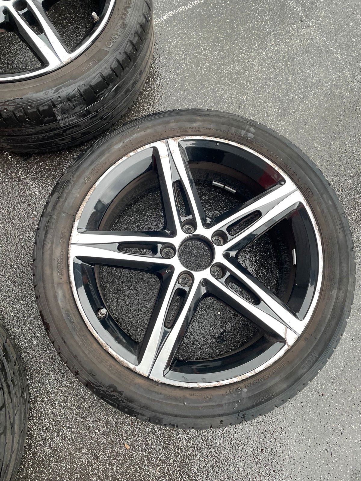Original Mercedes A-Klasse B-Klasse CLA W177 C118 W247 X118 Sommerradsatz Kompletträder 18 Zoll A1774010700 – Originalfoto 6