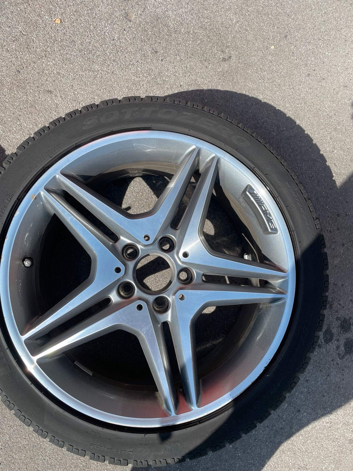 Original Mercedes AMG A-Klasse CLA W176 C117 Winterradsatz Kompletträder 18 Zoll A1764010100 – Originalfoto 6