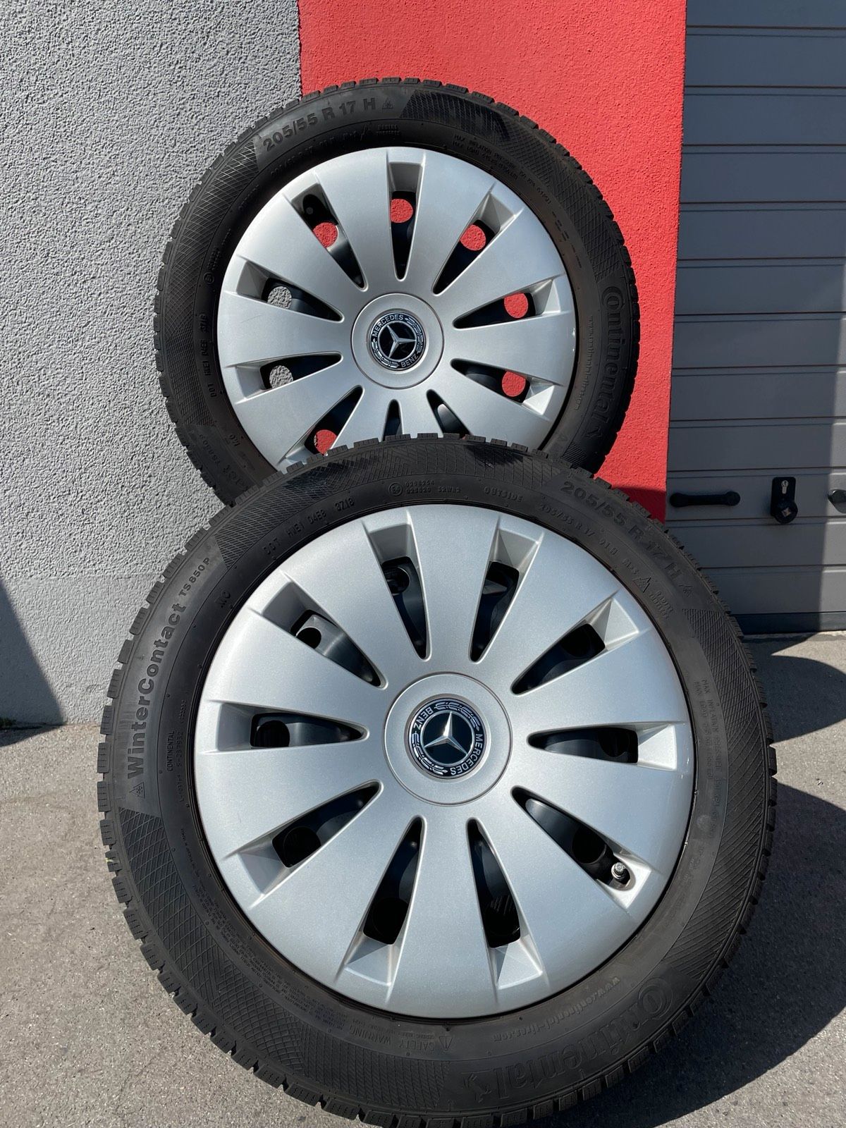 Original Mercedes A-Klasse B-Klasse CLA W247 C118 W177 Winterradsatz Kompletträder 17 Zoll A2474000300 – Originalfoto 2