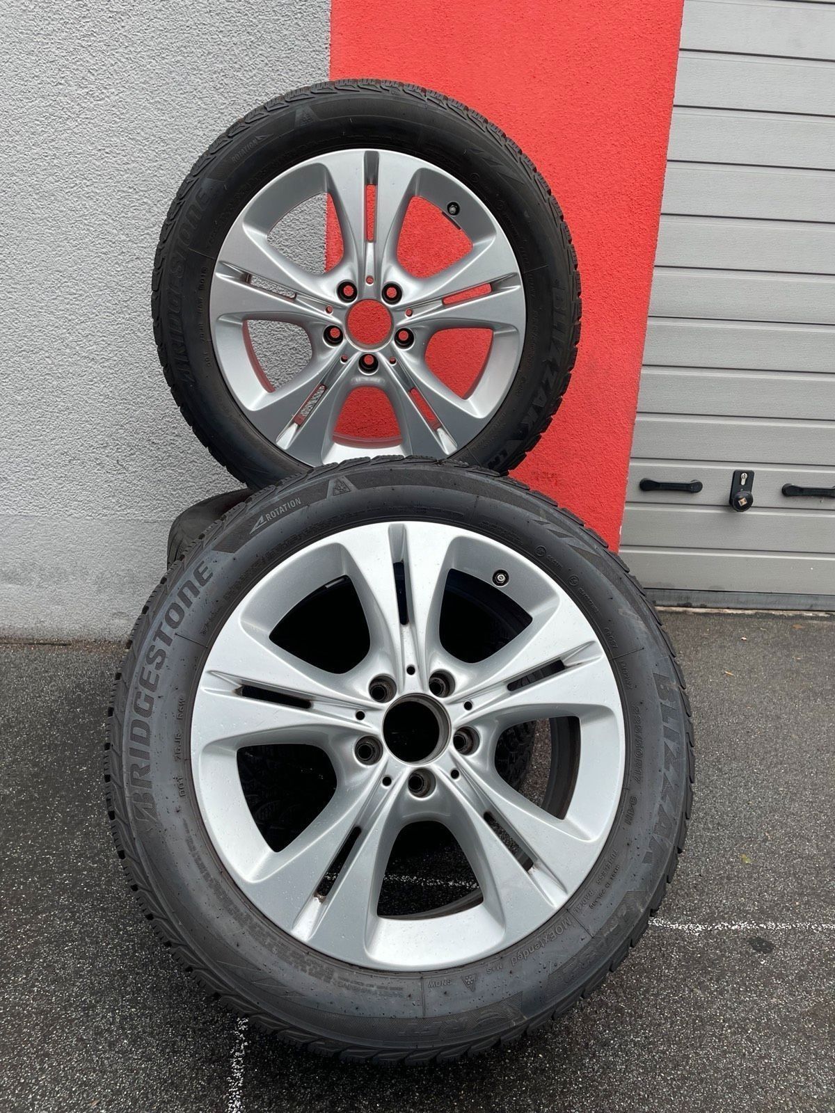 Original Mercedes C-Klasse W205 S205 Winterradsatz Kompletträder 17 Zoll A2054014300 – Originalfoto 2