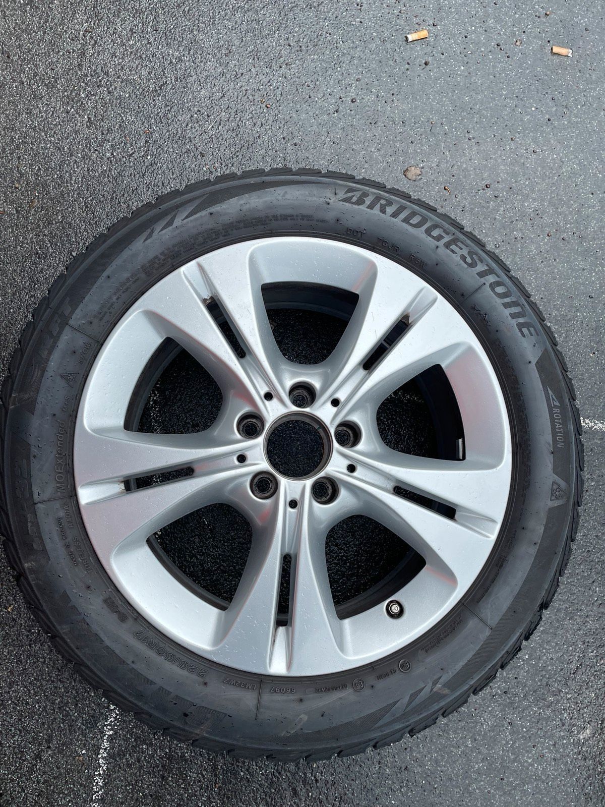 Original Mercedes C-Klasse W205 S205 Winterradsatz Kompletträder 17 Zoll A2054014300 – Originalfoto 7