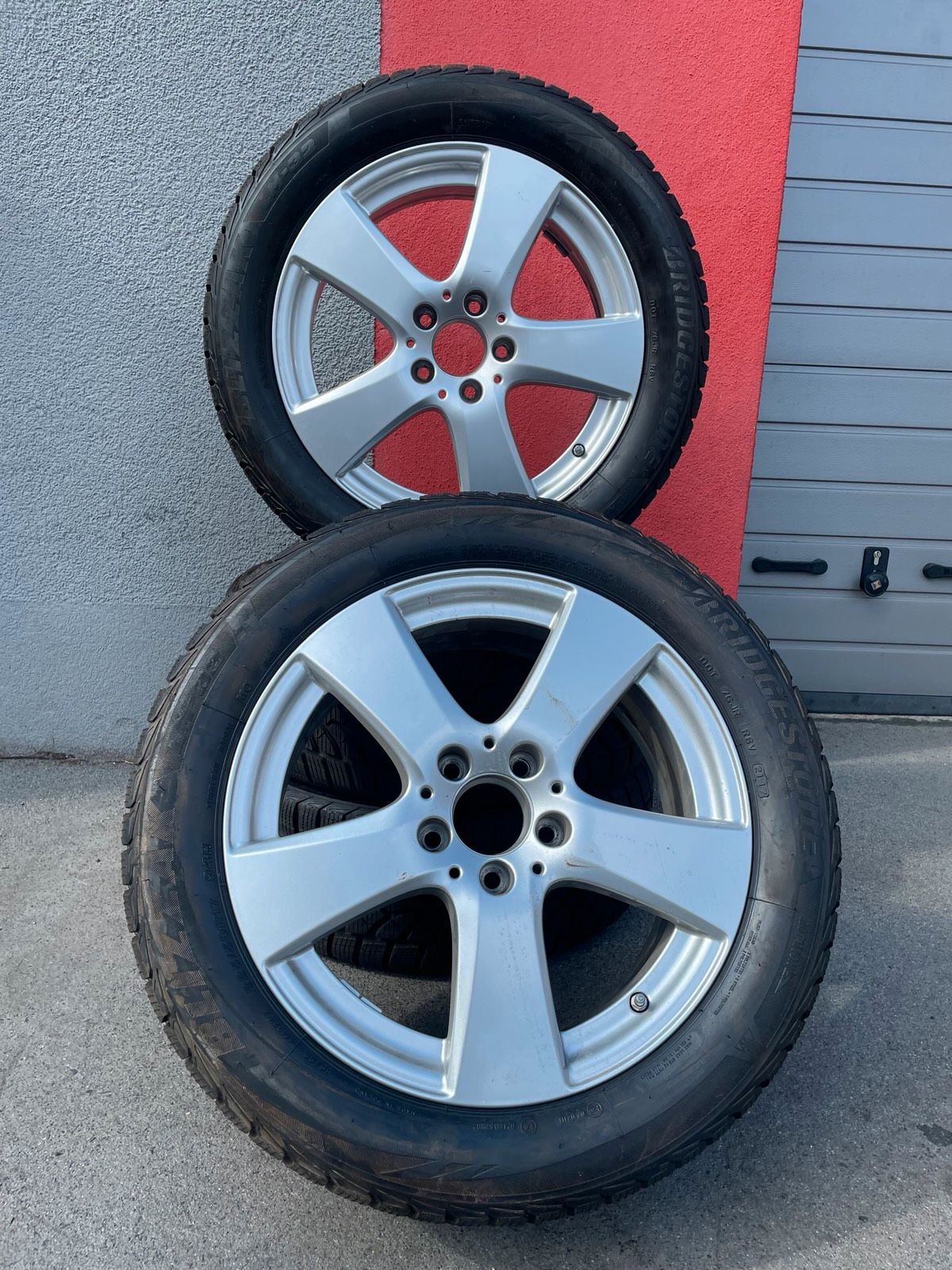 Original Mercedes C-Klasse W205 S205 Winterradsatz Kompletträder 17 Zoll A2054015500 – Originalfoto 2