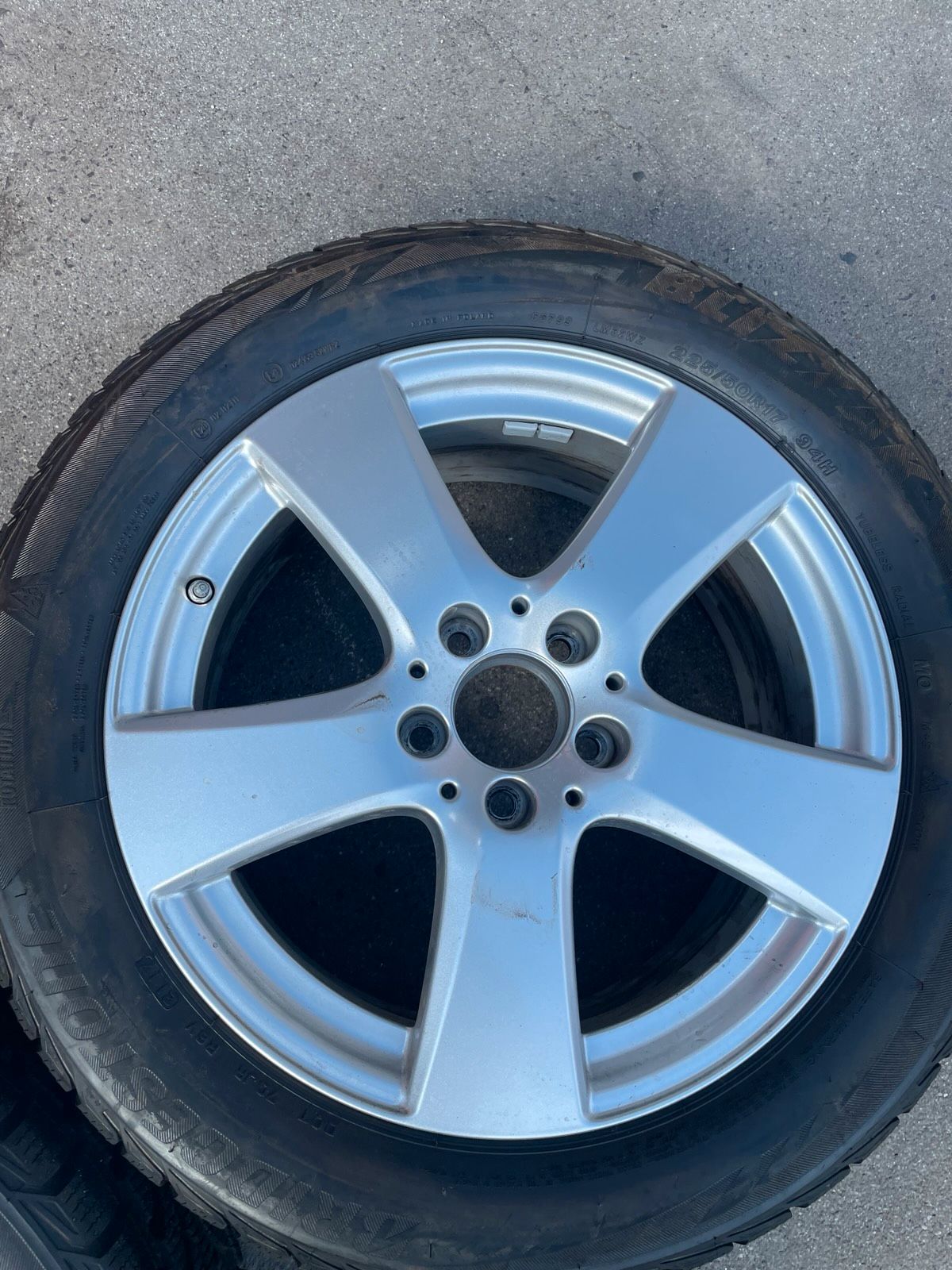 Original Mercedes C-Klasse W205 S205 Winterradsatz Kompletträder 17 Zoll A2054015500 – Originalfoto 9