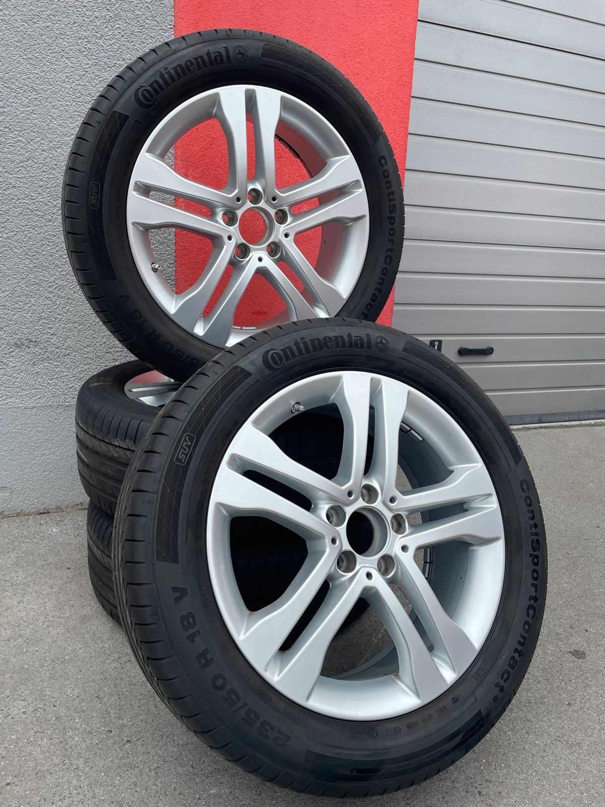 Original Mercedes GLA X156 Sommerradsatz Kompletträder 18 Zoll A1564011300 – Originalfoto 1