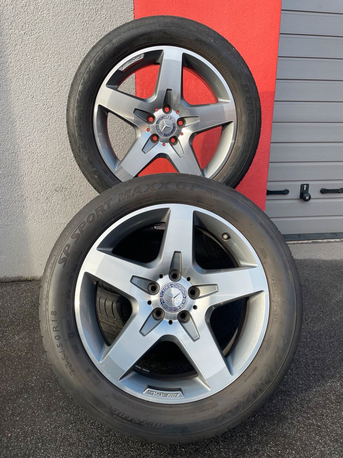 Original Mercedes AMG GLA X156 Sommerradsatz Kompletträder 18 Zoll A1564010500 – Originalfoto 2