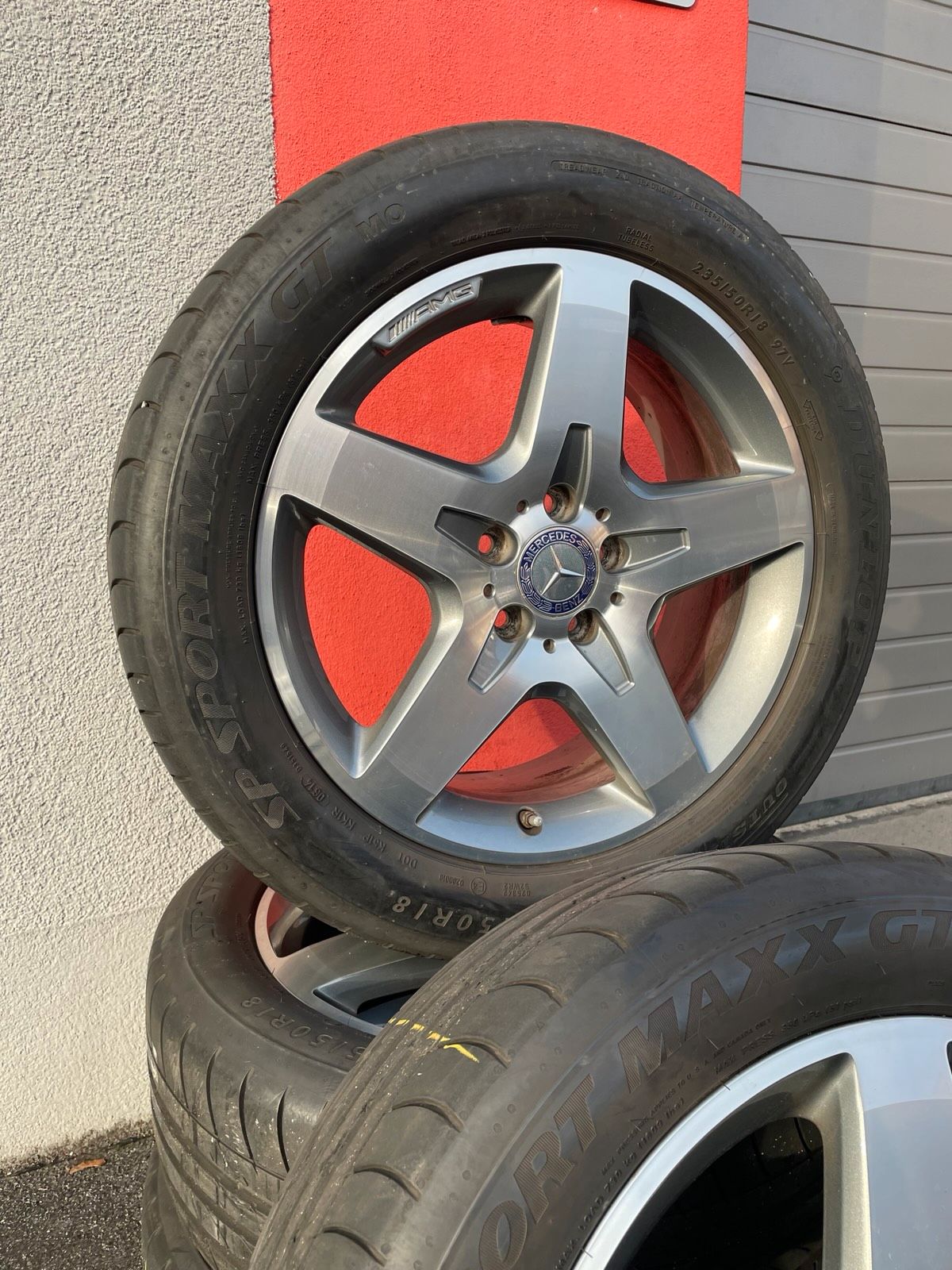 Original Mercedes AMG GLA X156 Sommerradsatz Kompletträder 18 Zoll A1564010500 – Originalfoto 3