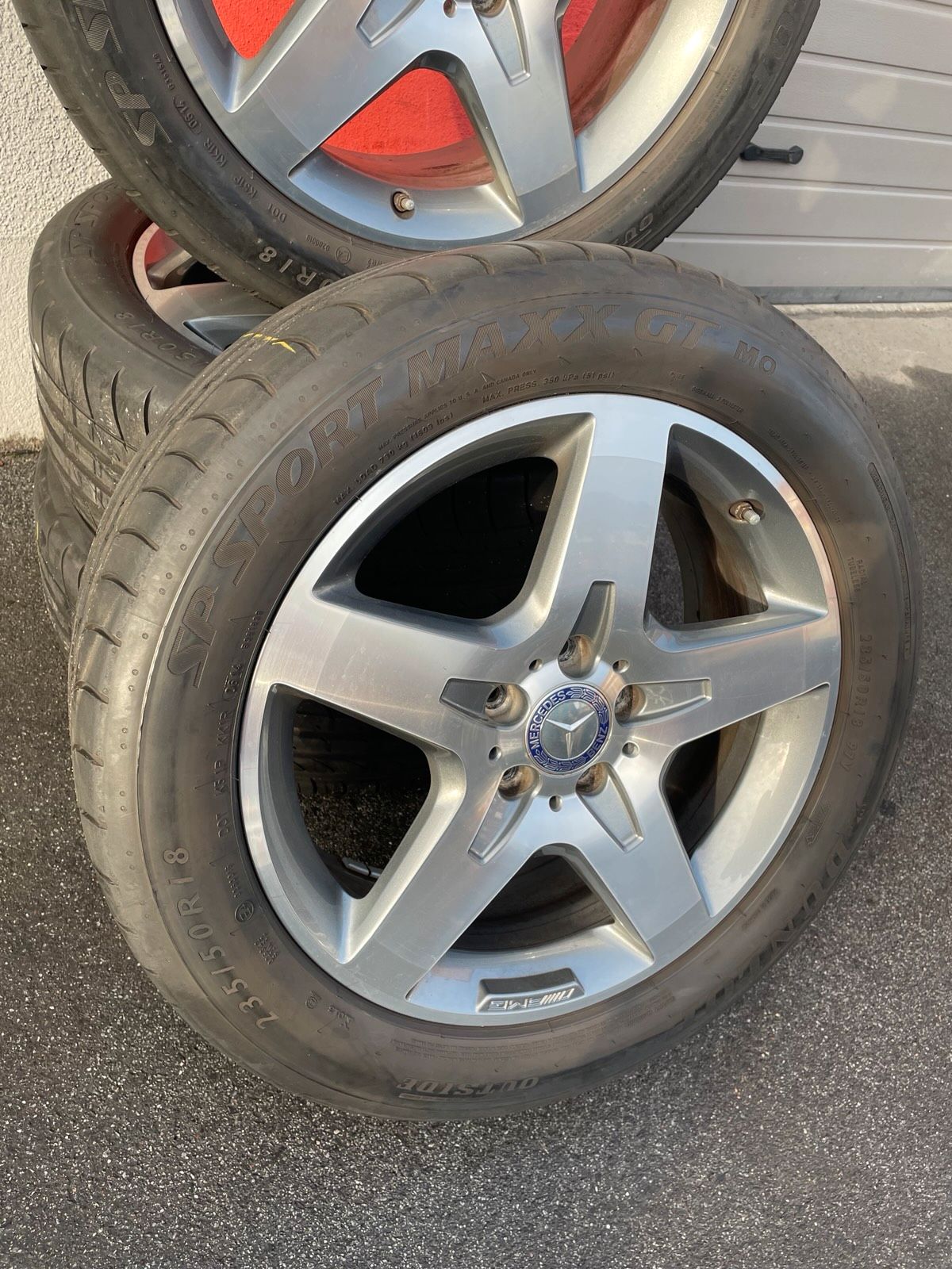 Original Mercedes AMG GLA X156 Sommerradsatz Kompletträder 18 Zoll A1564010500 – Originalfoto 4