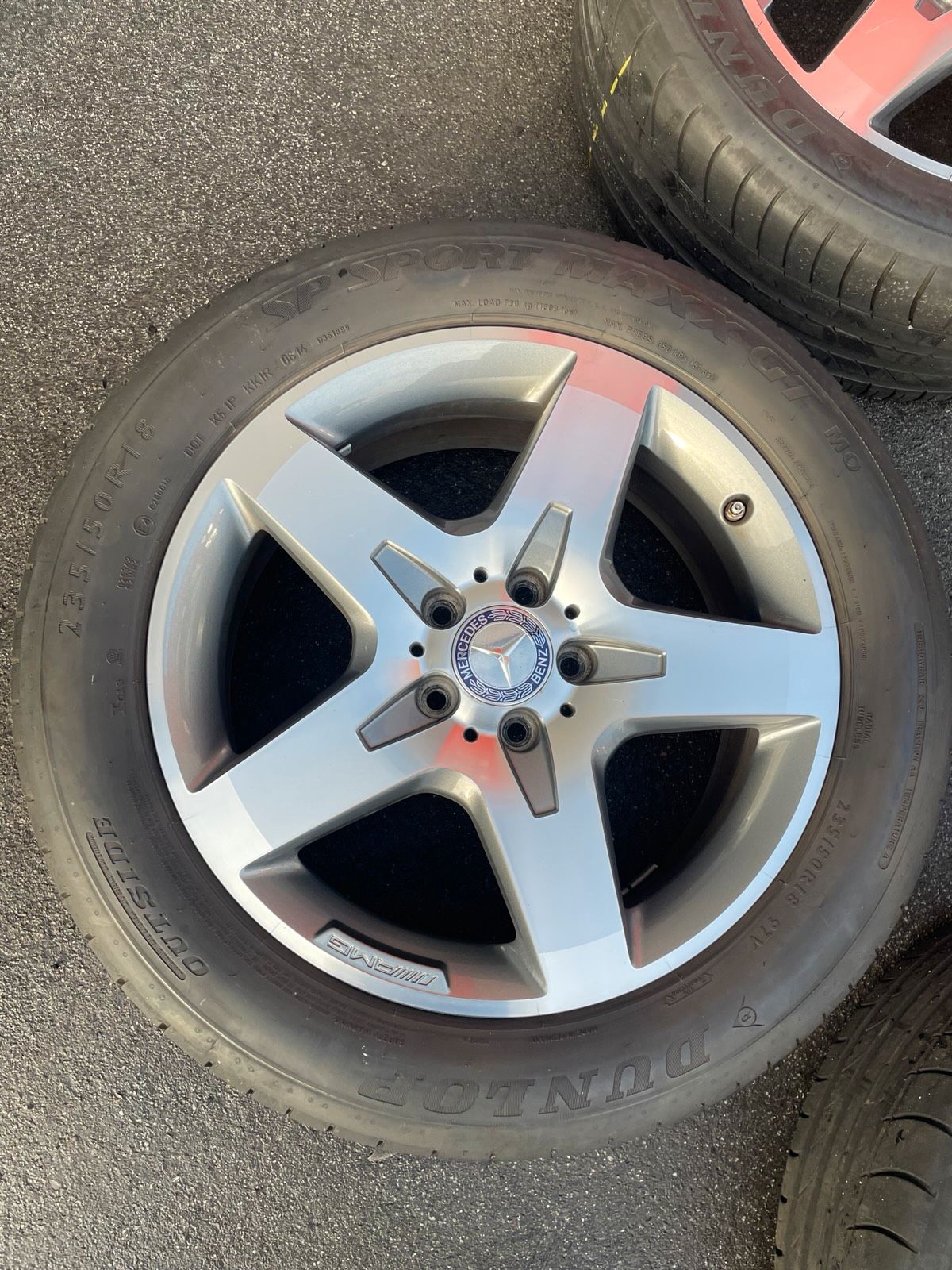 Original Mercedes AMG GLA X156 Sommerradsatz Kompletträder 18 Zoll A1564010500 – Originalfoto 8