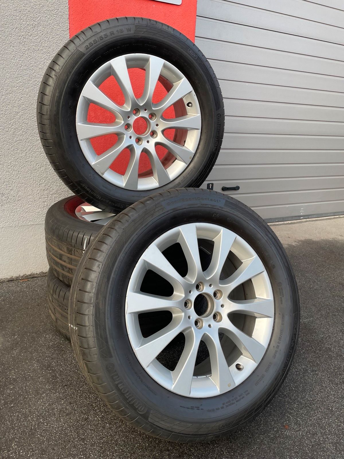 Original Mercedes GLE W166 Sommerradsatz Kompletträder 18 Zoll A1664010602 – Originalfoto 1