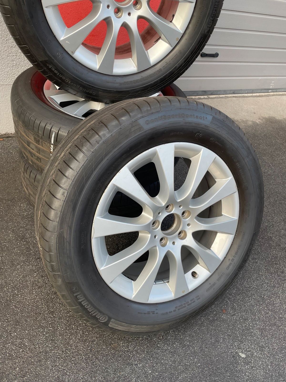 Original Mercedes GLE W166 Sommerradsatz Kompletträder 18 Zoll A1664010602 – Originalfoto 4
