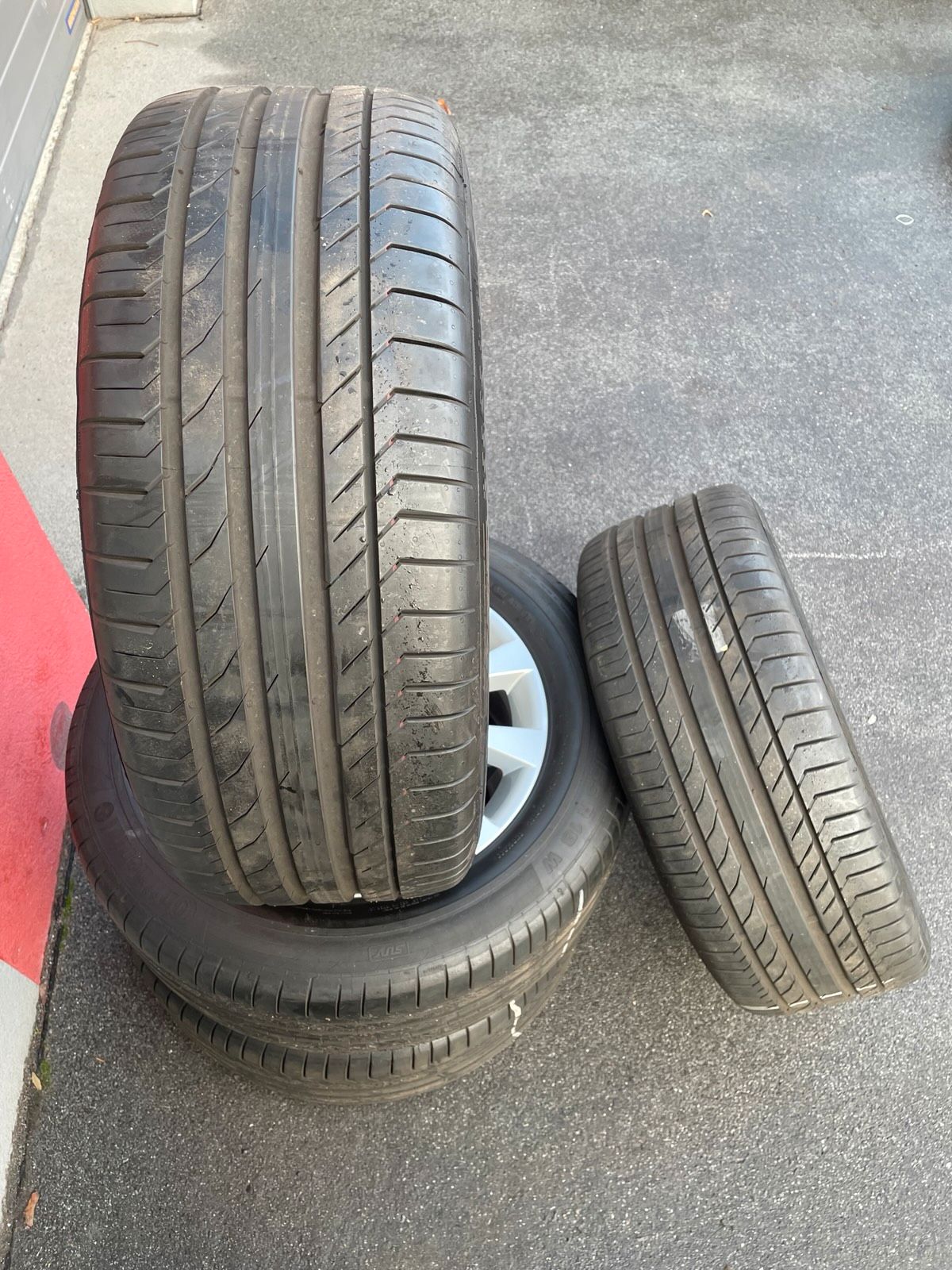 Original Mercedes GLE W166 Sommerradsatz Kompletträder 18 Zoll A1664010602 – Originalfoto 5