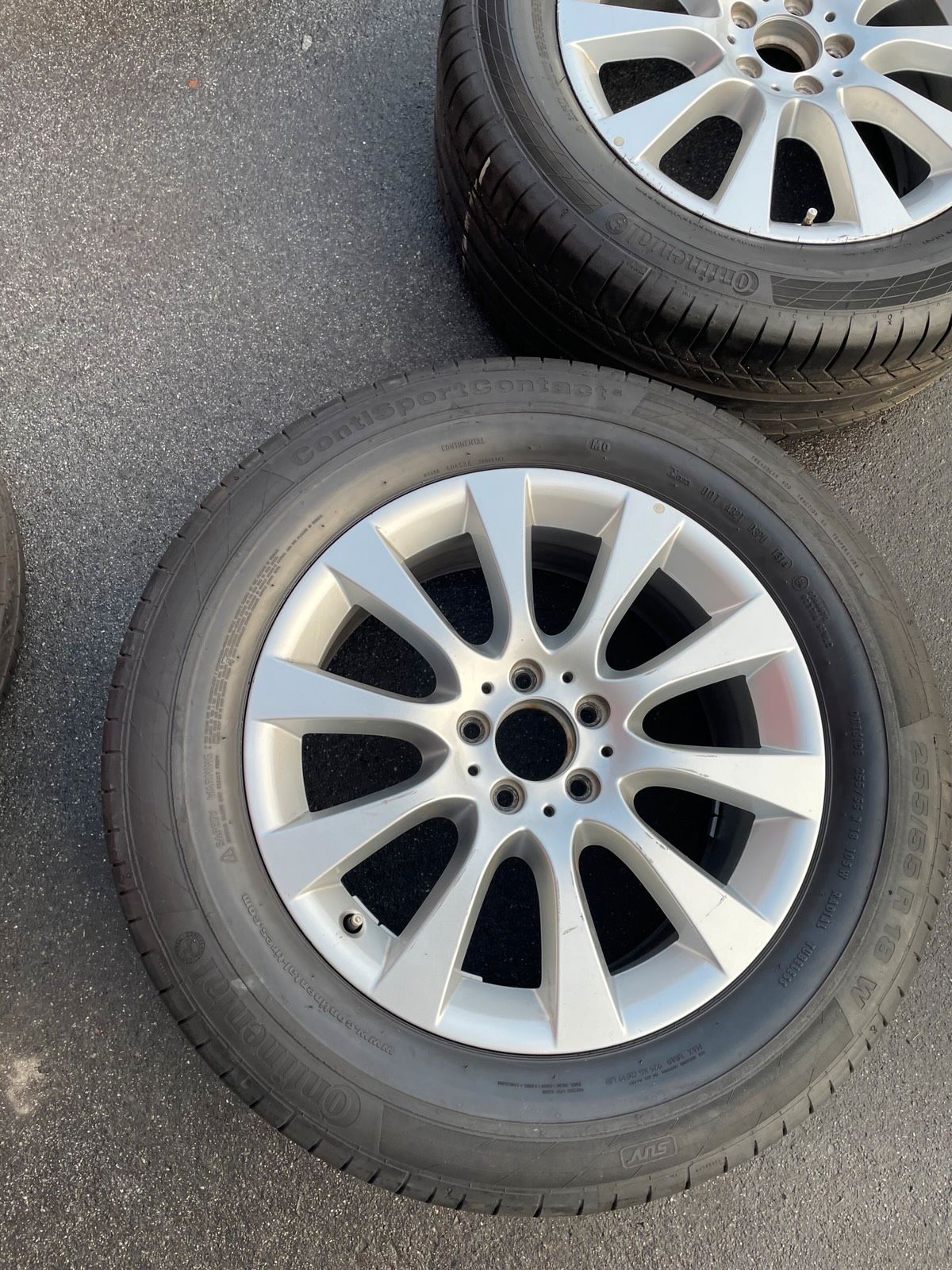 Original Mercedes GLE W166 Sommerradsatz Kompletträder 18 Zoll A1664010602 – Originalfoto 7