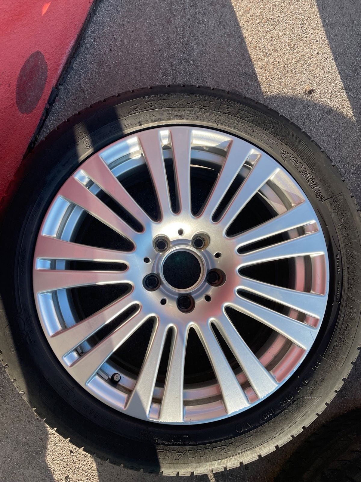 Original Mercedes E-Klasse W207 C207 W212 A207 Winterradsatz Kompletträder 17 Zoll A2074010102 – Originalfoto 6