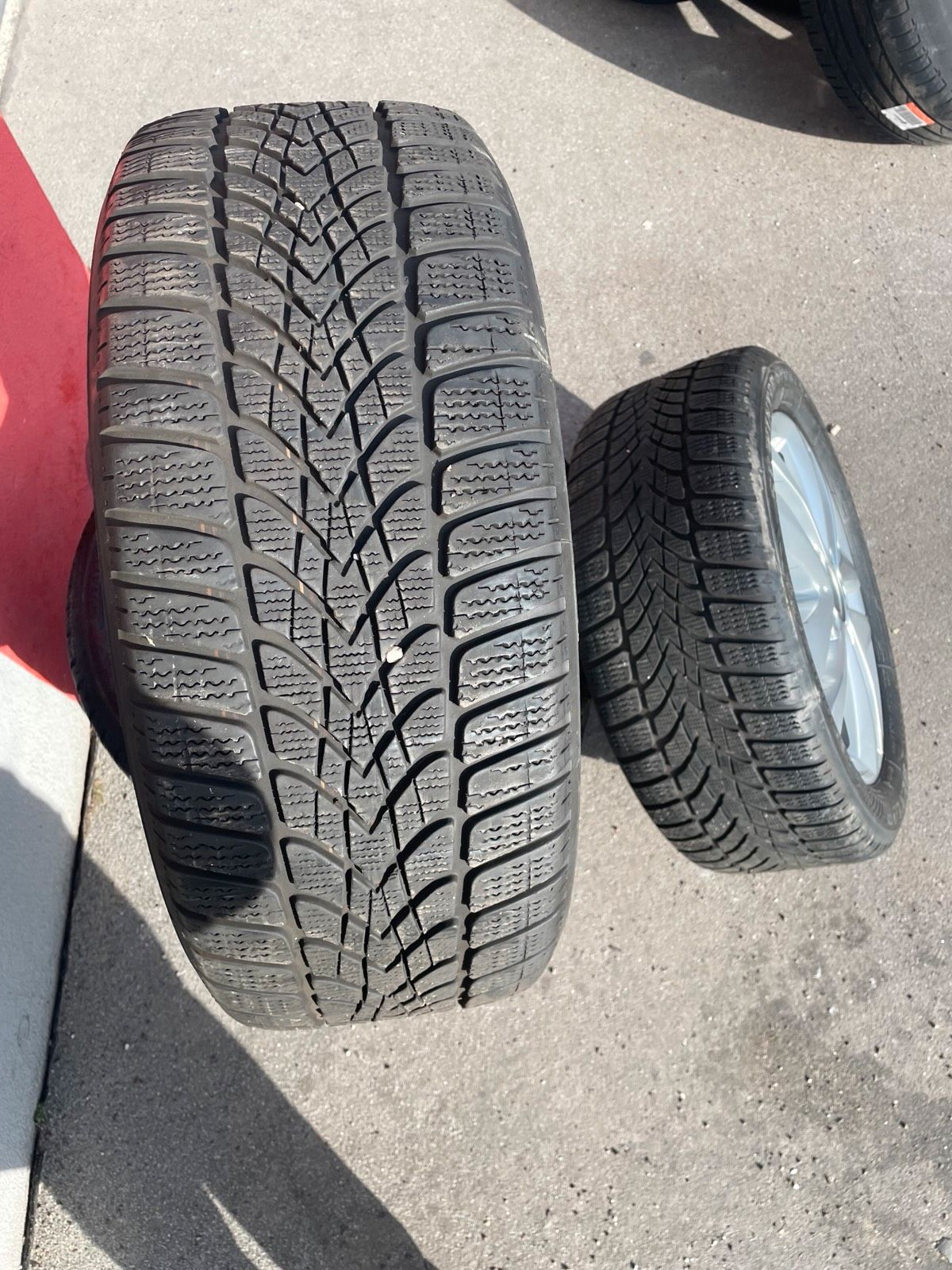 Original Mercedes C-Klasse W205 S205 Winterradsatz Kompletträder 17 Zoll A2054018000 – Originalfoto 5