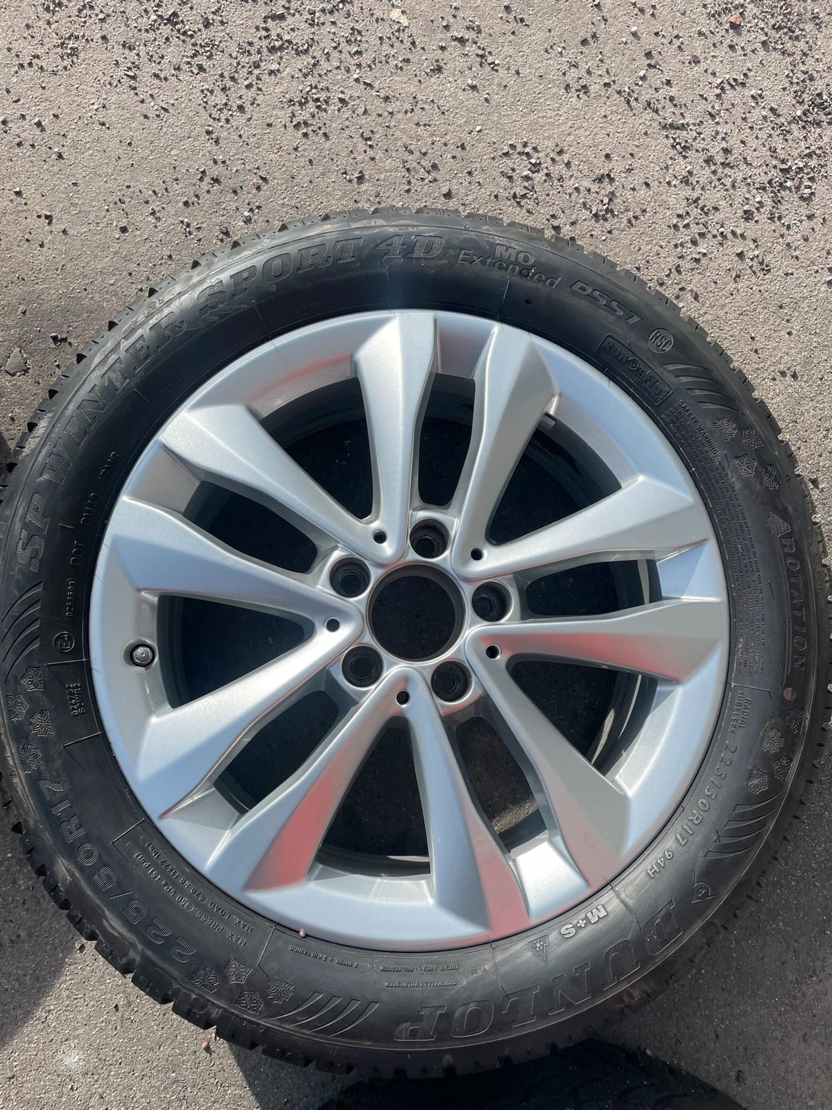 Original Mercedes C-Klasse W205 S205 Winterradsatz Kompletträder 17 Zoll A2054018000 – Originalfoto 10