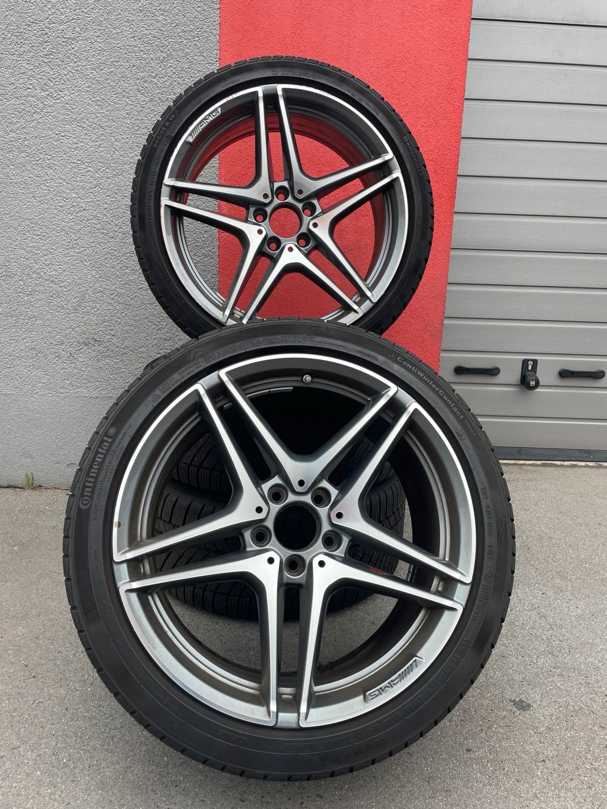Original Mercedes AMG C-Klasse C63 W205 S205 Winterradsatz Kompletträder 19 Zoll A2054011900/2000 – Originalfoto 2