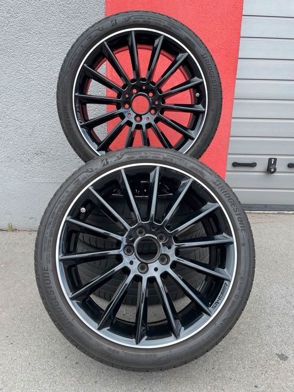 Original Mercedes AMG A-Klasse B-Klasse CLA W177 W247 C118 Sommerradsatz 19 Zoll – Originalfoto 2