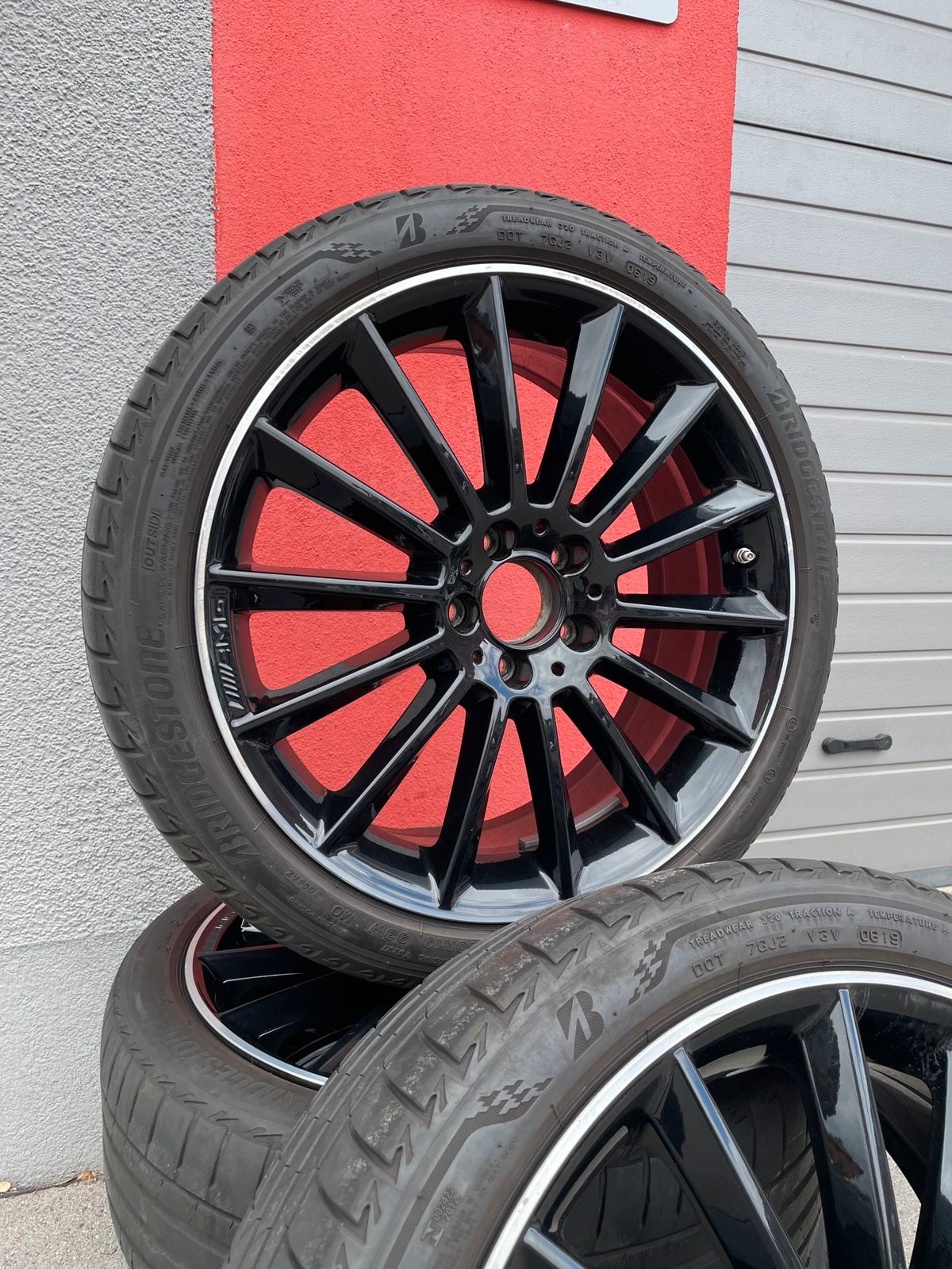 Original Mercedes AMG A-Klasse B-Klasse CLA W177 W247 C118 Sommerradsatz 19 Zoll – Originalfoto 4