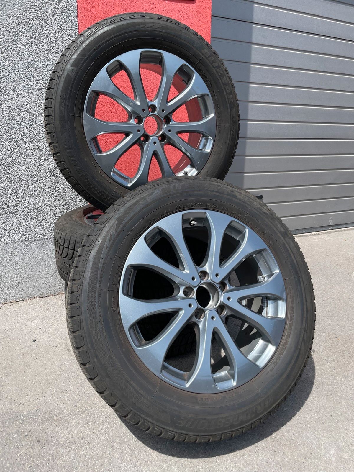 Original Mercedes GLC X253 C253 Winterradsatz Kompletträder 18 Zoll A2534011500 – Originalfoto 1