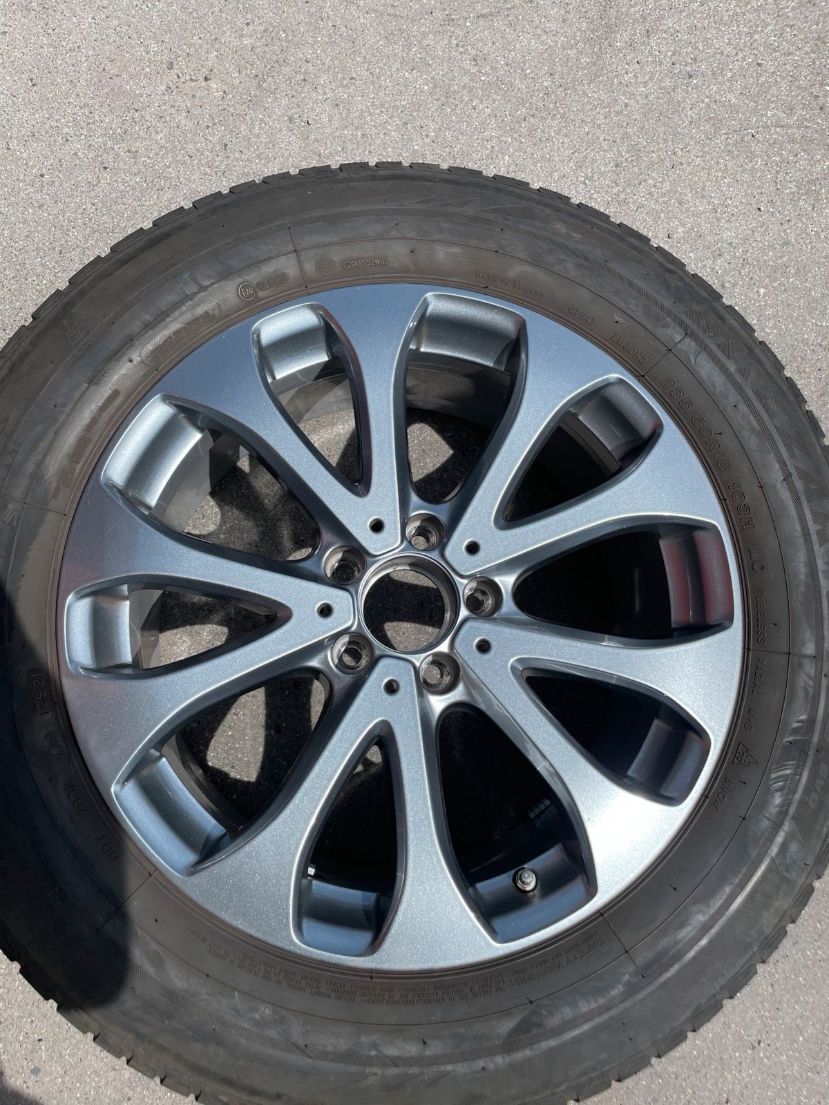 Original Mercedes GLC X253 C253 Winterradsatz Kompletträder 18 Zoll A2534011500 – Originalfoto 6