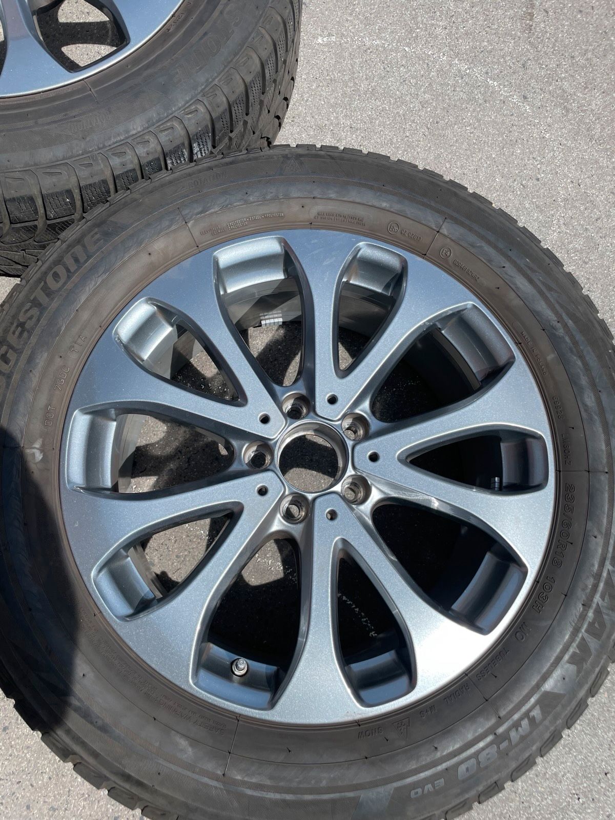 Original Mercedes GLC X253 C253 Winterradsatz Kompletträder 18 Zoll A2534011500 – Originalfoto 8