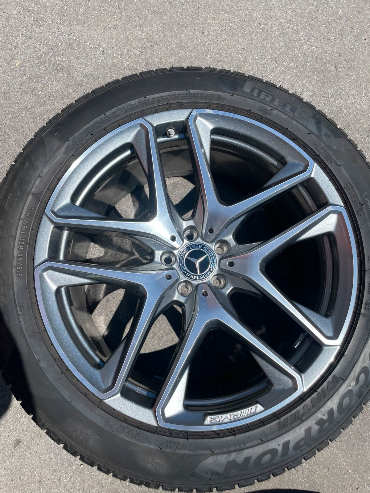 Mercedes GLE W167 C167 Winterradsatz – Originalfoto 10