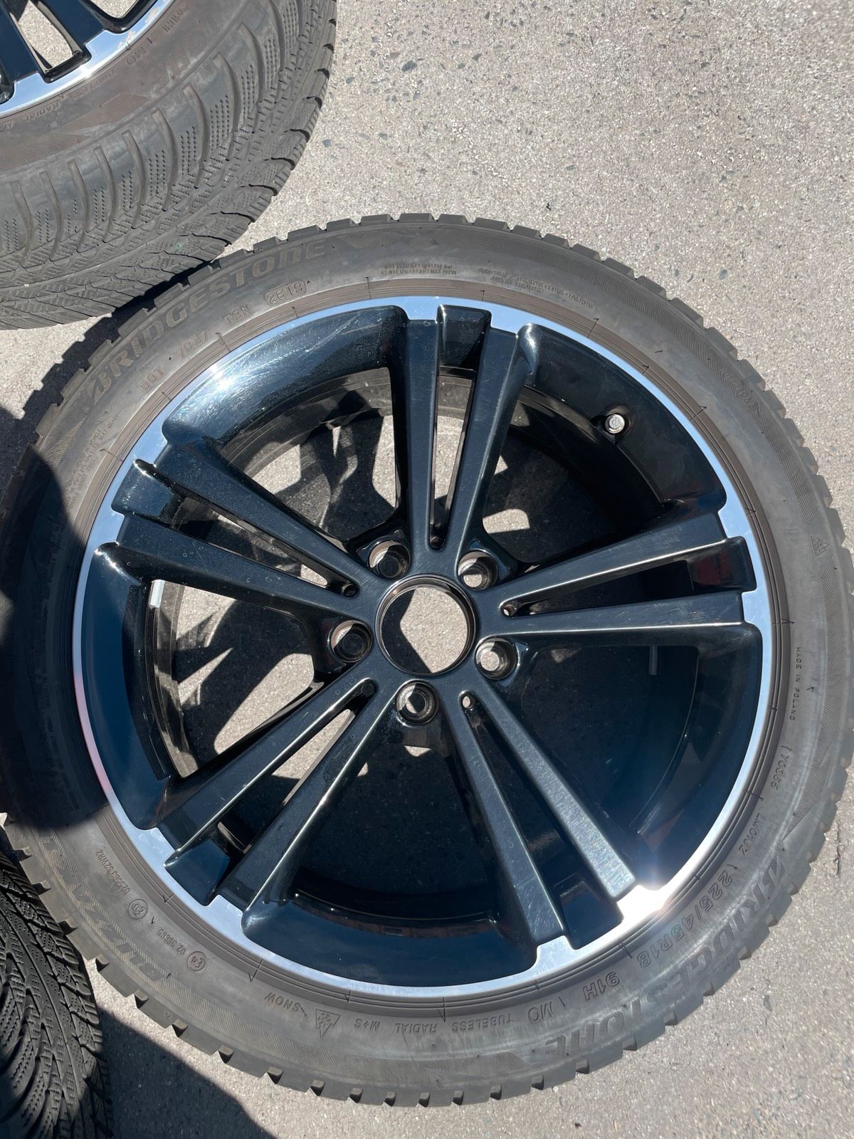 Mercedes B-Klasse CLA Winterradsatz – Originalfoto 8